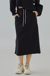 Kara Drawstring Midi Skirt